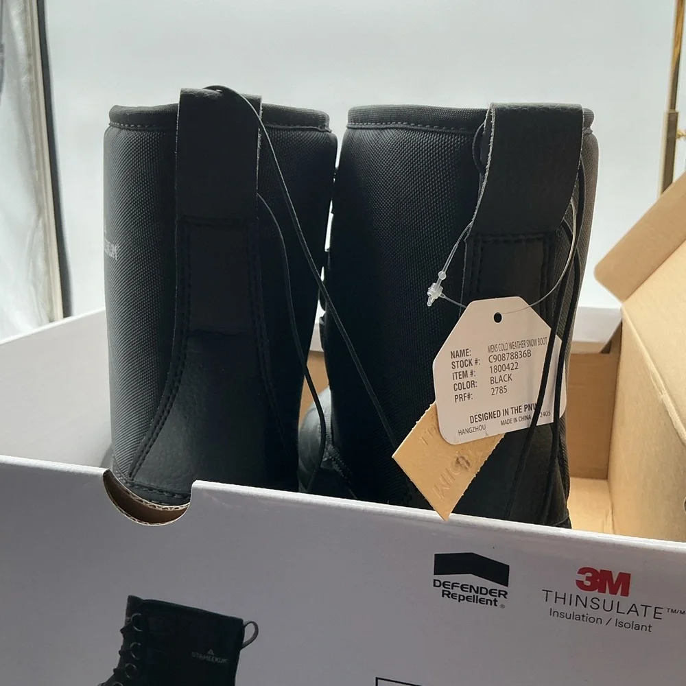 Staheekum Men’s “snow Boot” Rated -20‎ Degrees Waterproof Rubber Shell size 11